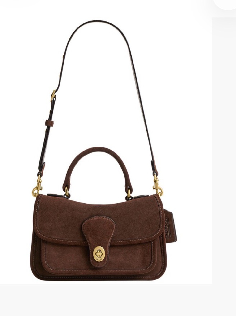 Coach Metropolitan Suede Small Crossbody Bag 24